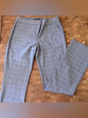 Express Light Gray Columnist Dress Pants